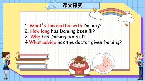外研版八年级下册Module 4 Seeing the doctor Unit 1 课件（共19张P