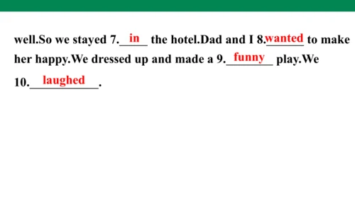 Unit 3　Where did you go？专项复习课件(共67张PPT)