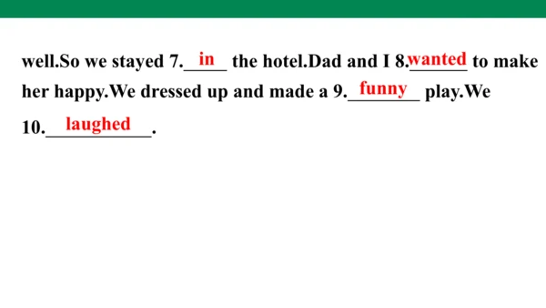 Unit 3　Where did you go？专项复习课件(共67张PPT)