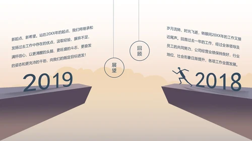 回顾2018展望2019述职报告PPT