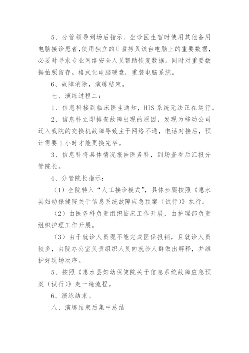 医院突发环境应急演练方案.docx