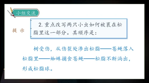 【核心素养】部编版语文四年级下册-5.琥珀 第2课时（课件）