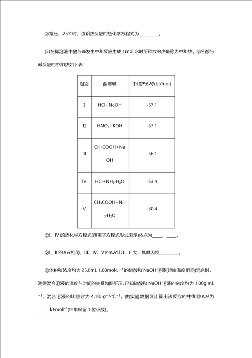 2020 2021学年新教材高中化学寒假作业1化学反应的热效应含解析