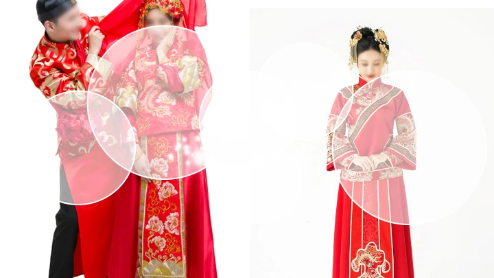 喜庆中式婚礼邀请函通用PPT电子相册模板