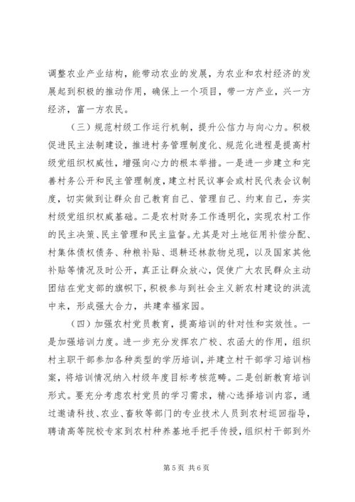 村基层组织党建工作调研报告.docx