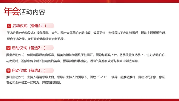 物业管理集团新春联欢会PPT模板