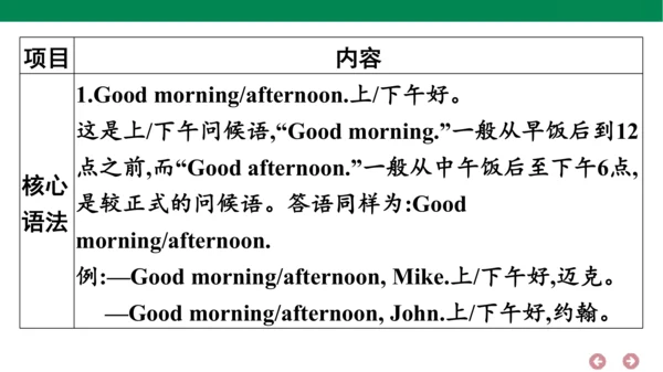 人教PEP英语三年级上册期中复习 单元归纳·知识梳理  课件(共18张PPT)
