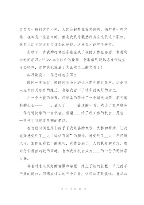实习期员工工作总结怎么写5篇.docx