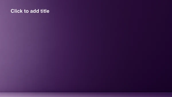 紫色卡通风PPT主题