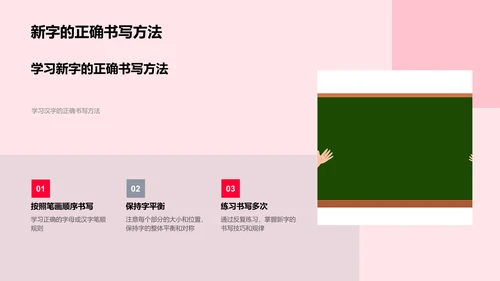 汉字学习探究PPT模板