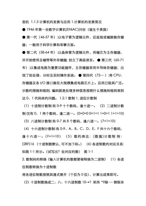 2022年自考计算机应用基础知识点.docx