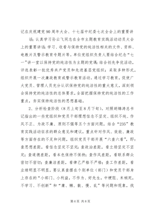 开展“保持党的纯洁性迎接党的十八大”2.docx