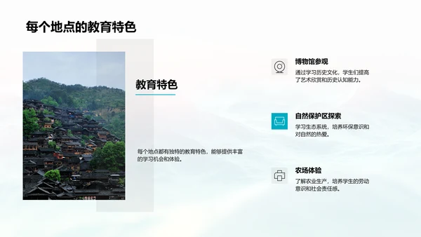 儿童教育旅行报告PPT模板