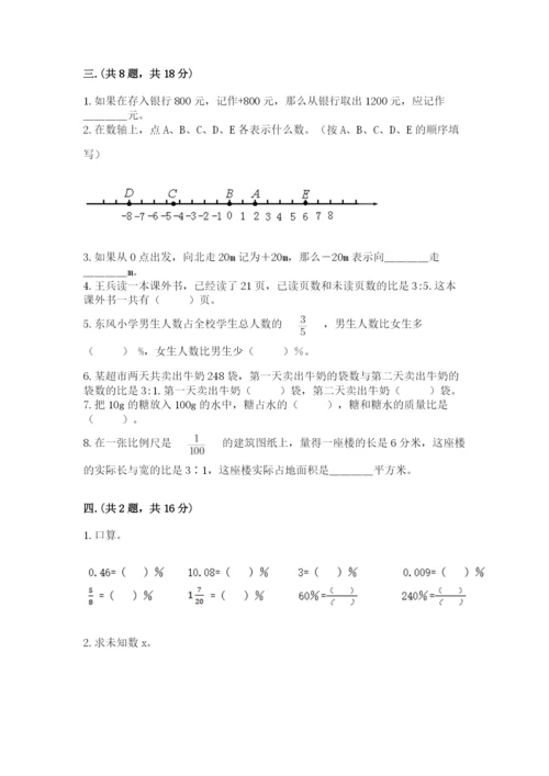 苏教版六年级数学下学期期末测试题（真题汇编）.docx