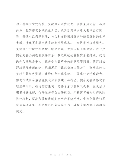 镇年工作总结及工作安排.docx