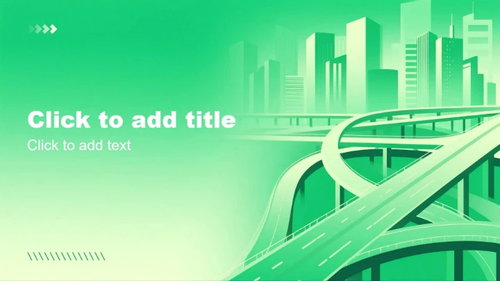 绿色商务风大学生就业发展报告PPT主题模板