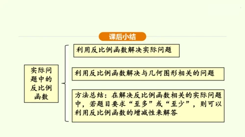 人教版数学九年级下册26.2.1实际问题中的反比例函数课件（23张PPT)