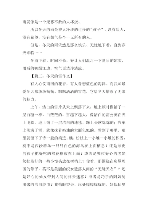 写冬景的作文500字.docx