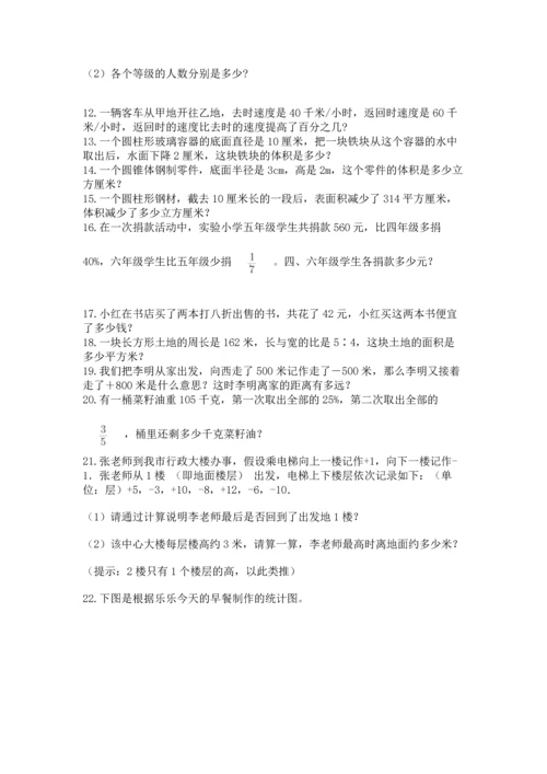 六年级小升初数学应用题50道及答案（真题汇编）.docx