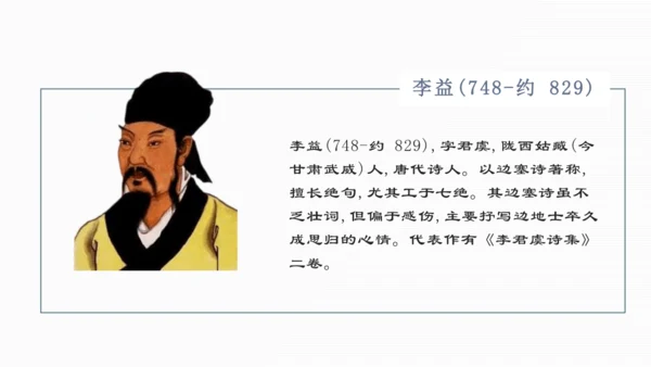 七年级语文上册第三单元课外古诗词诵读 夜上受降城闻笛 课件(共22张PPT)