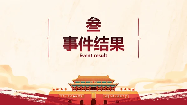 国风抗美援朝教育讲座PPT模板