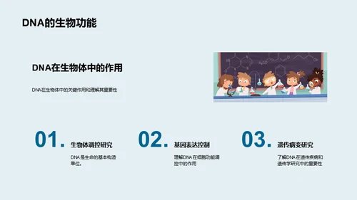 DNA科学解析，遗传生物学通用PPT模板