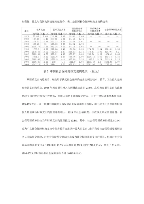 我国社会保障制度现状.docx