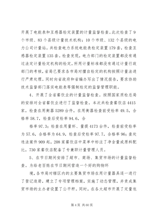 在全省质监系统计量工作会议上的报告.docx