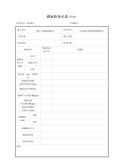 排水沟资料表格.docx