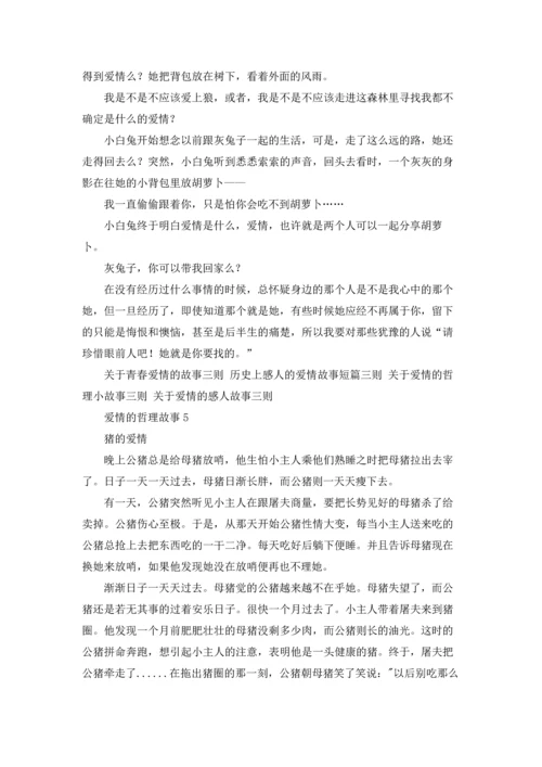 爱情的哲理故事.docx