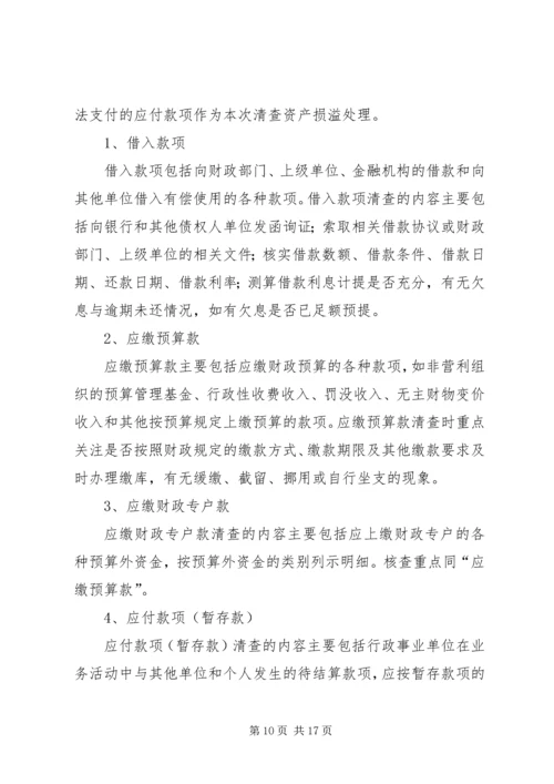 资产清查工作审计方案 (6).docx