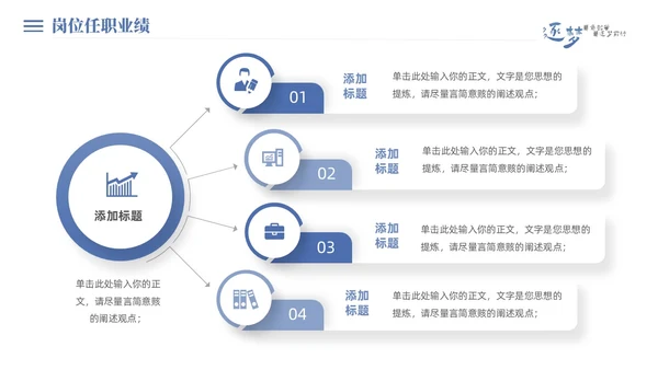 蓝色简约商务微粒个人岗位竞聘工作述职工作总结PPT竞聘1
