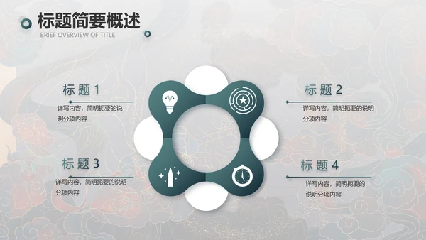 敦煌飞天国潮风工作总结动态PPT