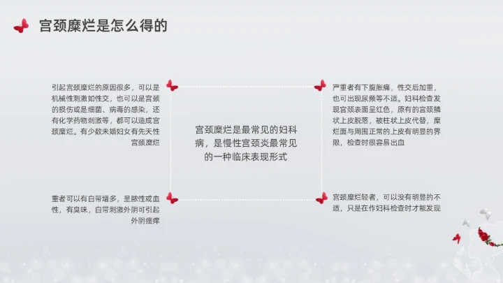 银灰色创意简约女性健康讲座培训PPT课件妇女节