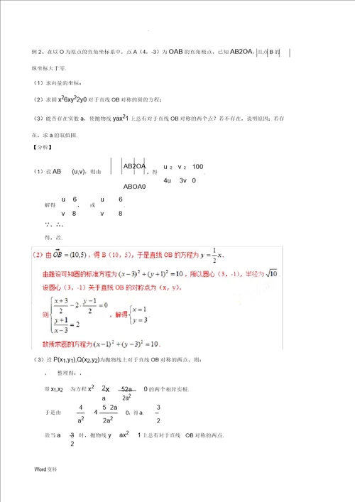 专题51圆锥曲线中对称问题解析版