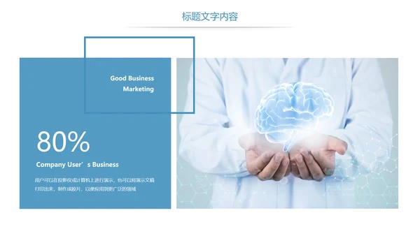 医疗报告医学研究大脑神经研究工作报告PPT模板