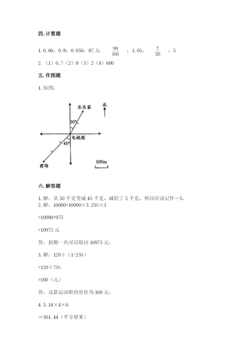 小升初数学期末测试卷【原创题】.docx