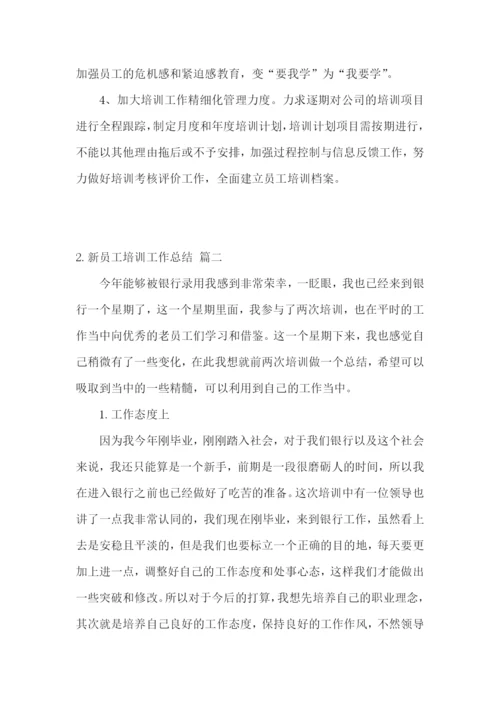 新员工培训工作总结怎么写【范文3篇】.docx