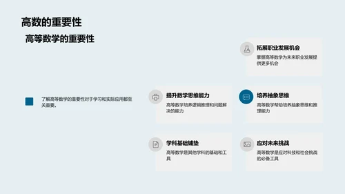 高等数学学习策略PPT模板