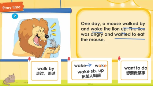 Unit 1 The lion and the mouse Period1（课件(共49张PPT)