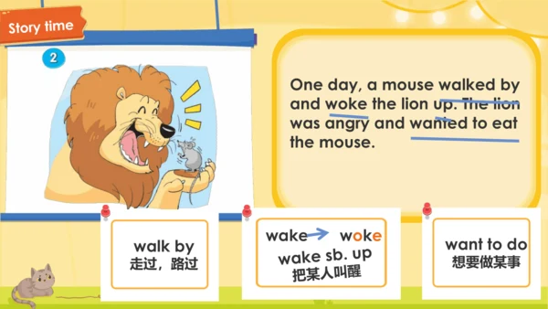 Unit 1 The lion and the mouse Period1（课件(共49张PPT)