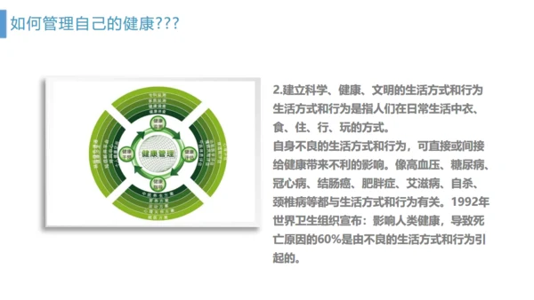 管理好自己的健康医疗服务通用PPT模板