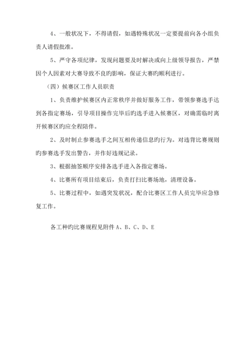 毕节市中职学校技能大赛毕节工校赛区实施专题方案及比赛专题规程.docx