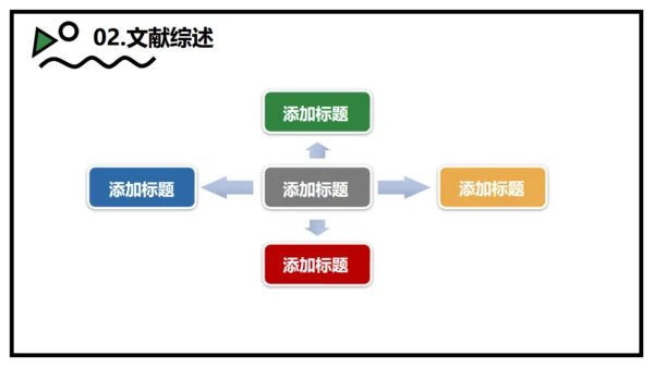 扁平手绘风毕业论文答辩通用PPT模板