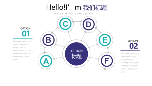 医用风格简约时尚大气商务风通用PPT动态模板