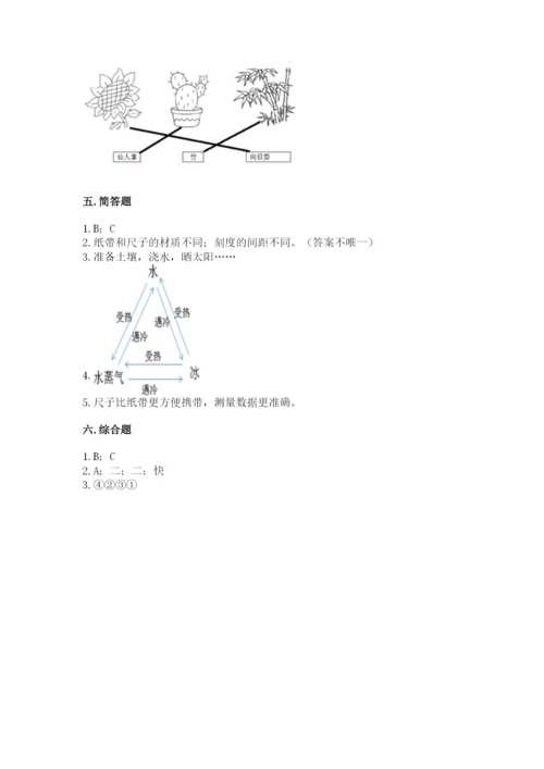 教科版一年级上册科学期末测试卷【突破训练】.docx