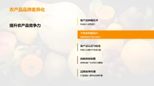 双十一农产品营销优化