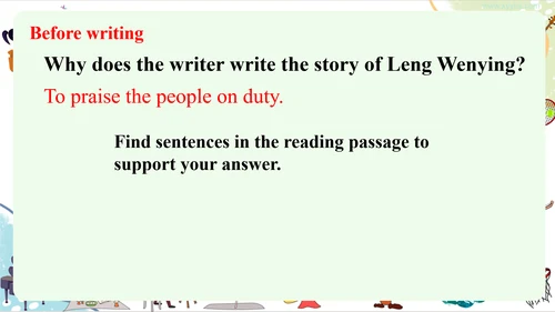 Unit4 Developing ideas （Reading for Writing）(Writi