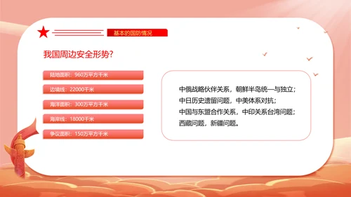全民国防教育日PPT模板