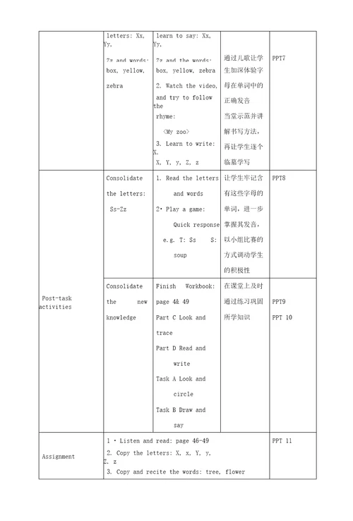 2AM4U3单元备课教案